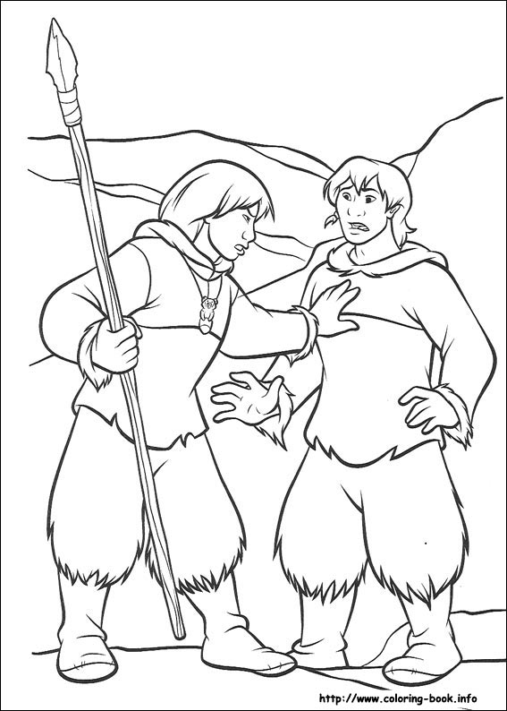 Brother Bear coloring picture